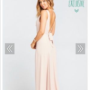 Show me your mumu Jenn blush dress